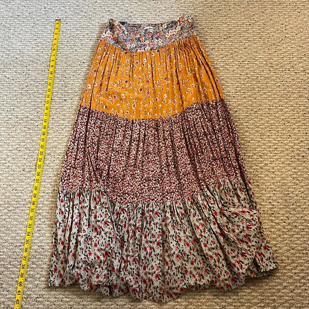 Women’s Natural Life Patchwork Skirt Size M